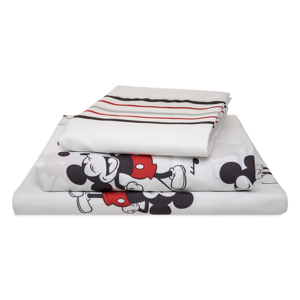 Mickey Mouse 90th Anniversary Sheet Set Twin Full Queen
