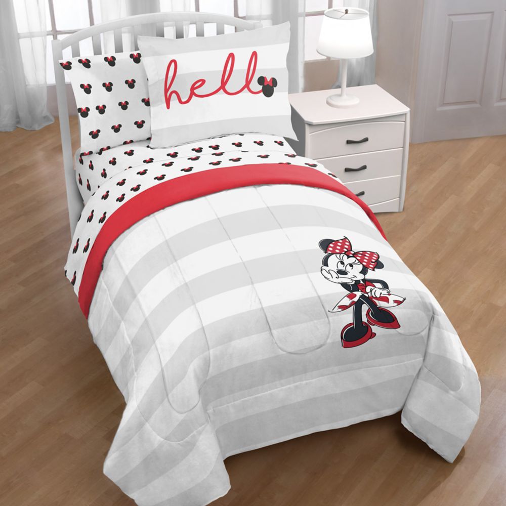 red minnie mouse comforter set