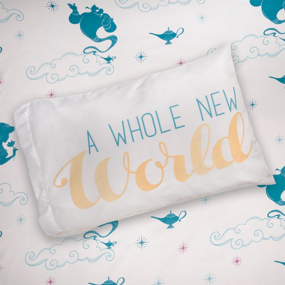 Disney Aladdin A Whole New World Pillowcase Set New 