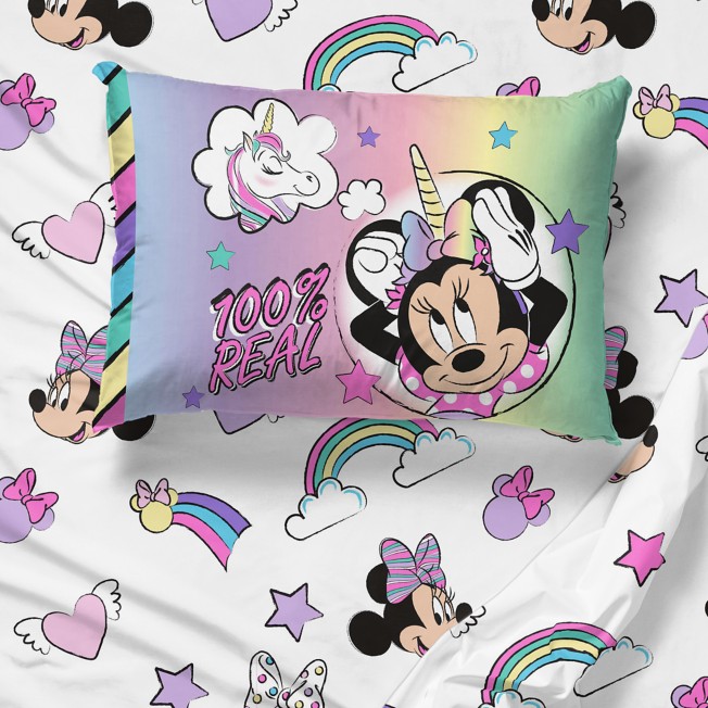 Minnie Mouse Unicorn Dreams Sheet Set, Minnie Mouse Bed Sheets Twin