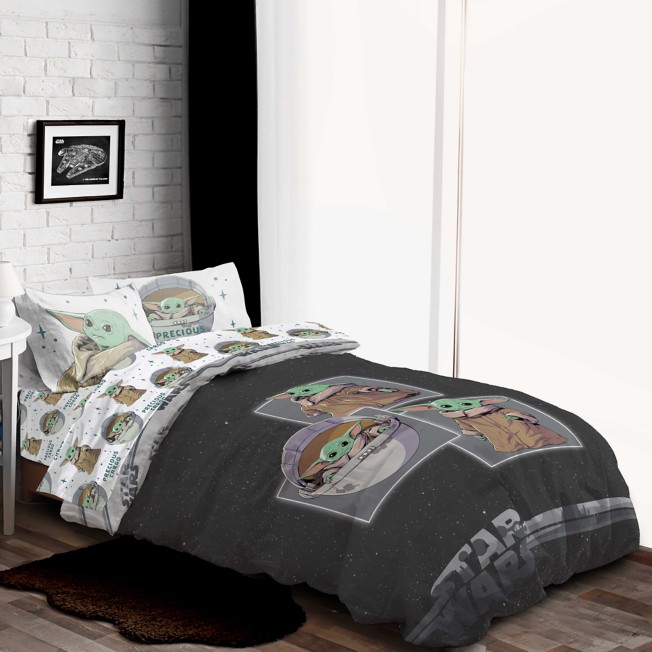 The Child Twin Bed Set Star Wars, Baby Yoda Bedding Set Queen