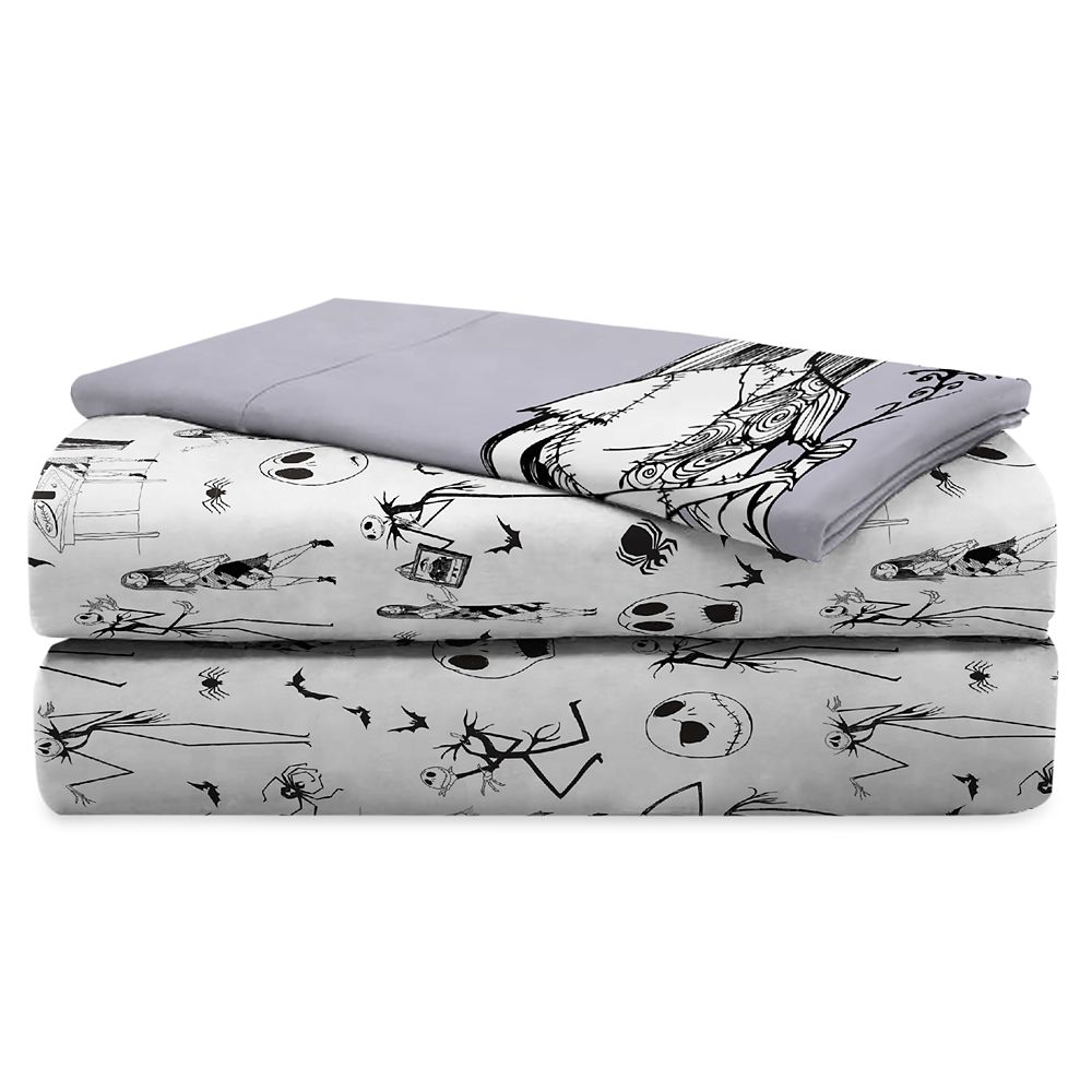 Jack Skellington and Sally Sheet Set Twin / Full / Queen – The Nightmare Before Christmas