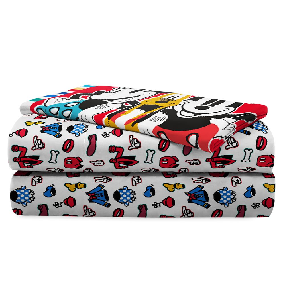 Mickey Mouse and Friends ''Original Buddies'' Sheet Set – Twin