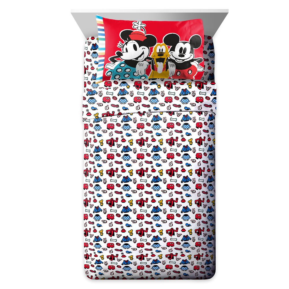 Mickey Mouse and Friends ''Original Buddies'' Sheet Set – Twin