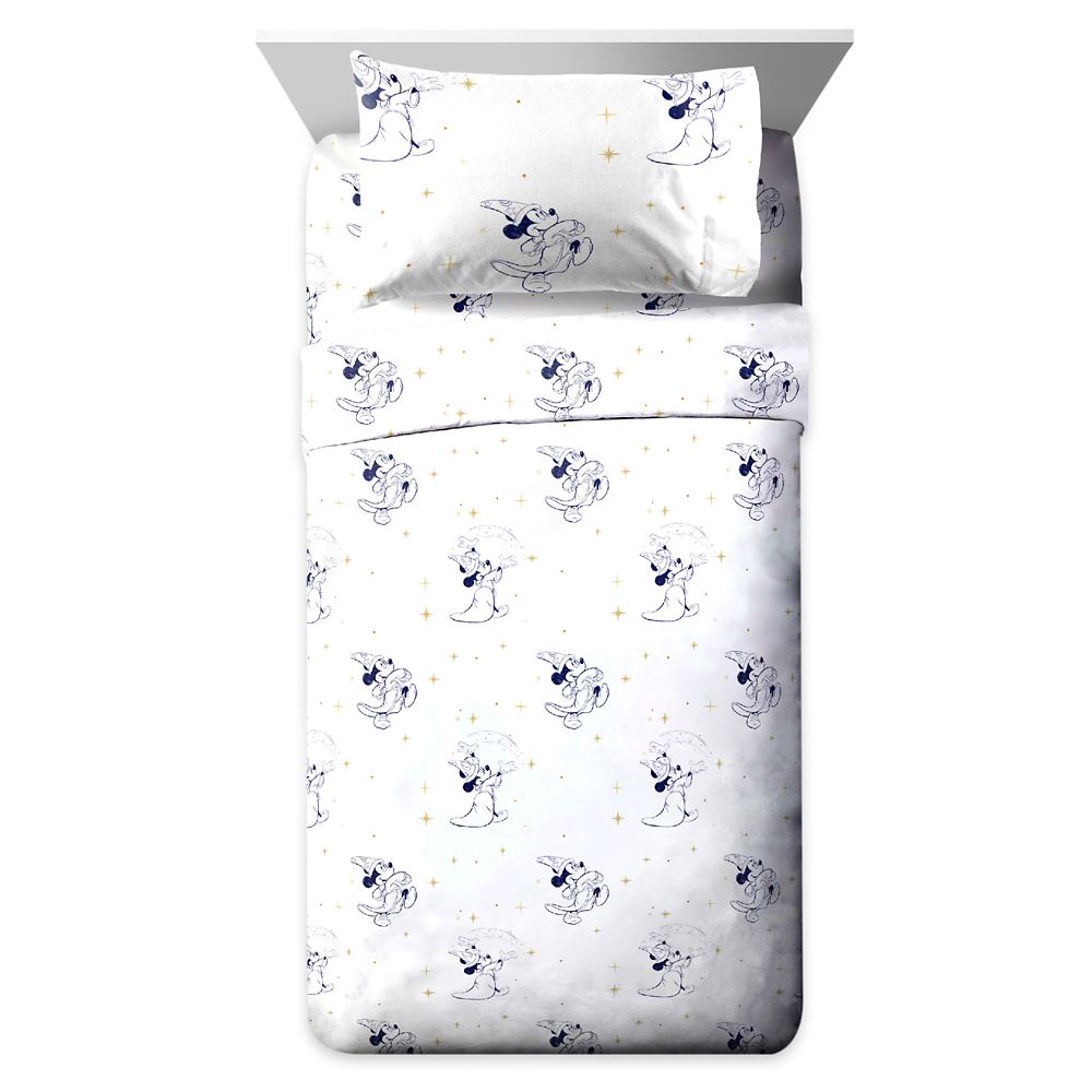 Sorcerer Mickey Mouse Sheet Set – Twin / Full / Queen – Fantasia