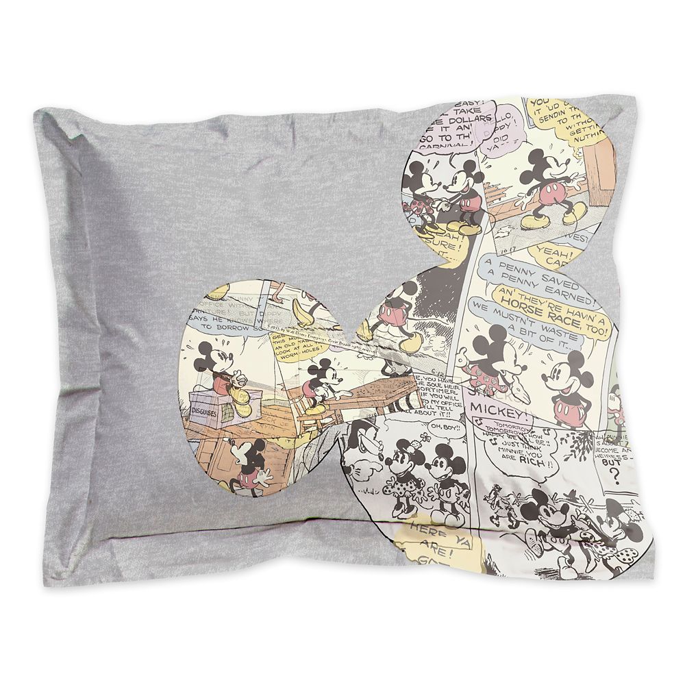 Mickey Mouse ''Oh Gosh!'' Comforter and Sham Set – Twin / Full / Queen