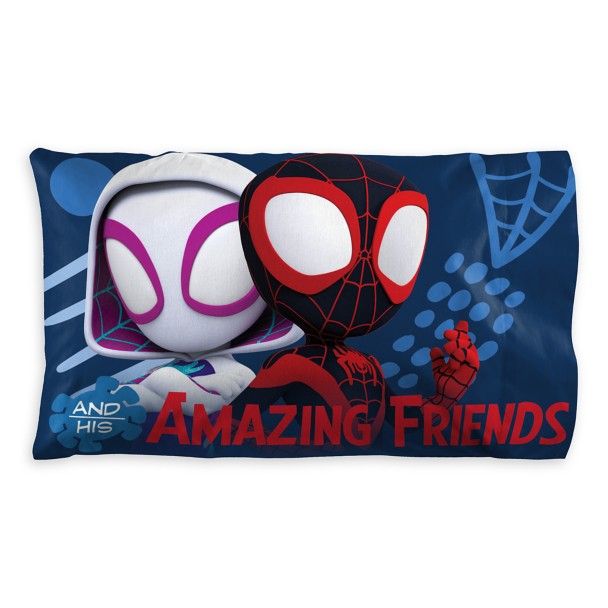 Marvel Spidey & His Amazing Friends Team Spidey White 3 Piece Toddler Sheet Set, 100% Microfiber