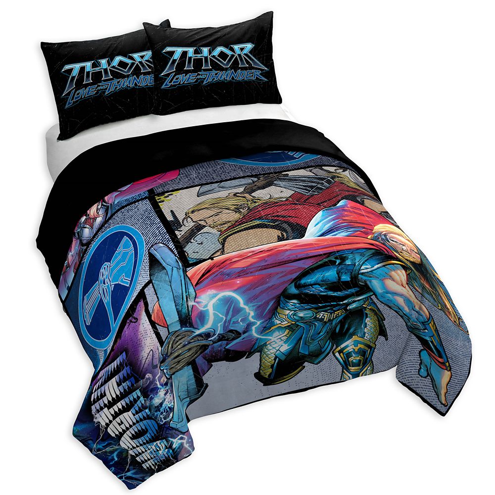Disney Thor: Love and Thunder Comforter and Sham Set ? Twin / Full / Queen