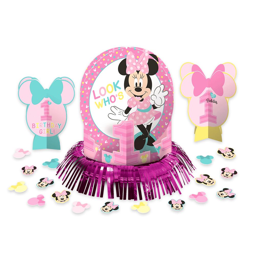 Minnie Mouse 1st Birthday Table Decorating Kit Official shopDisney at ...