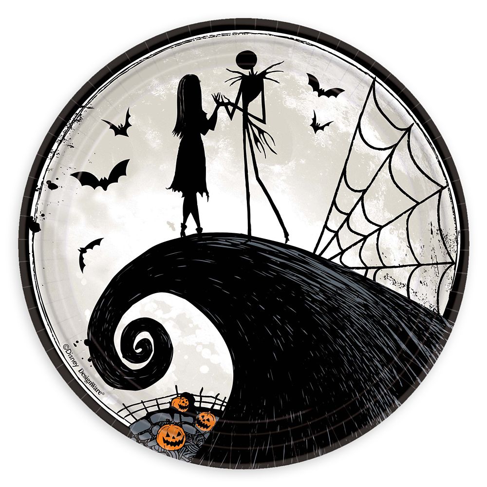 nightmare before christmas plate set