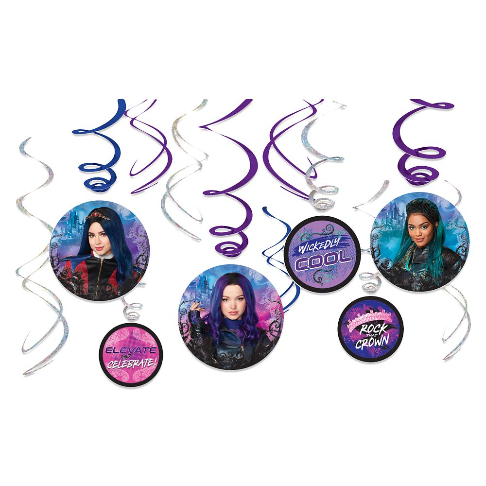 Descendants 3 Swirl Decorations Set