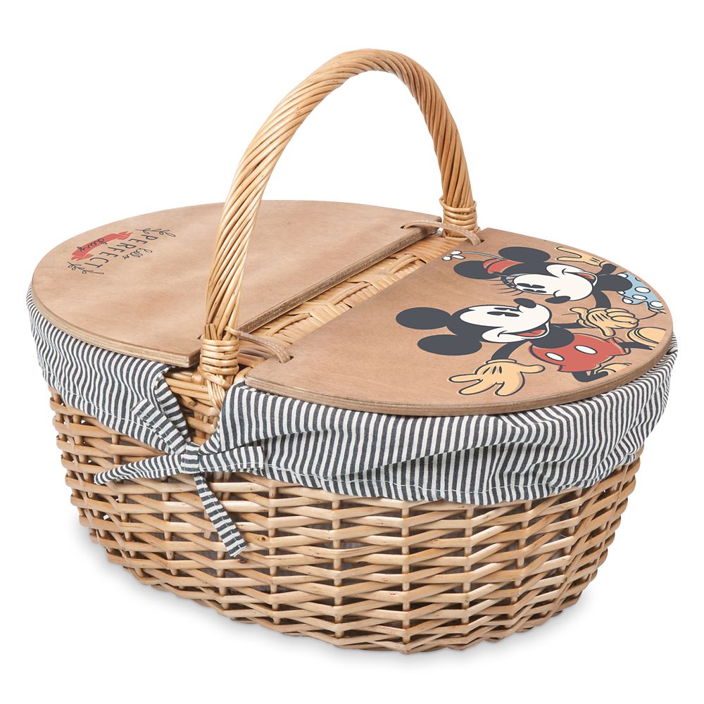 Mickey and Minnie Mouse Picnic Basket Official shopDisney