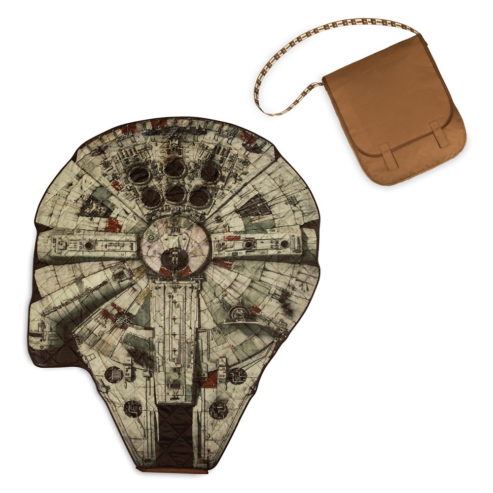 Millennium Falcon Picnic Blanket and Chewbacca Messenger Bag – Star Wars