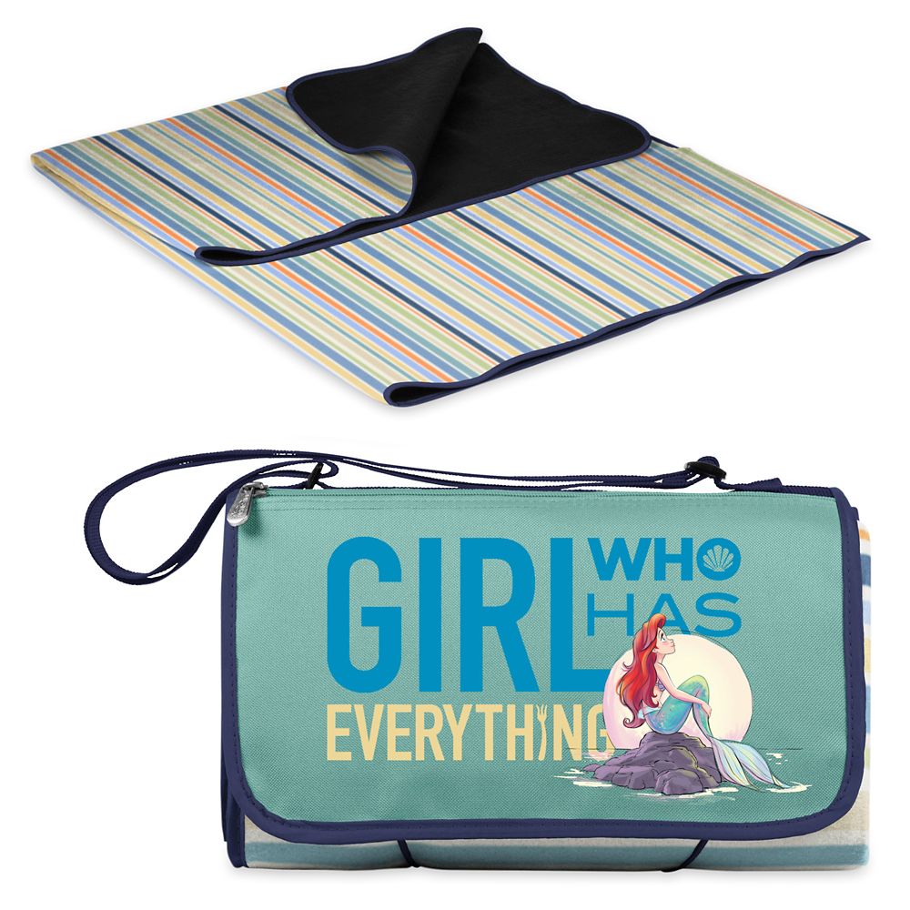 Ariel Blanket Tote Outdoor Picnic Blanket – The Little Mermaid is now out