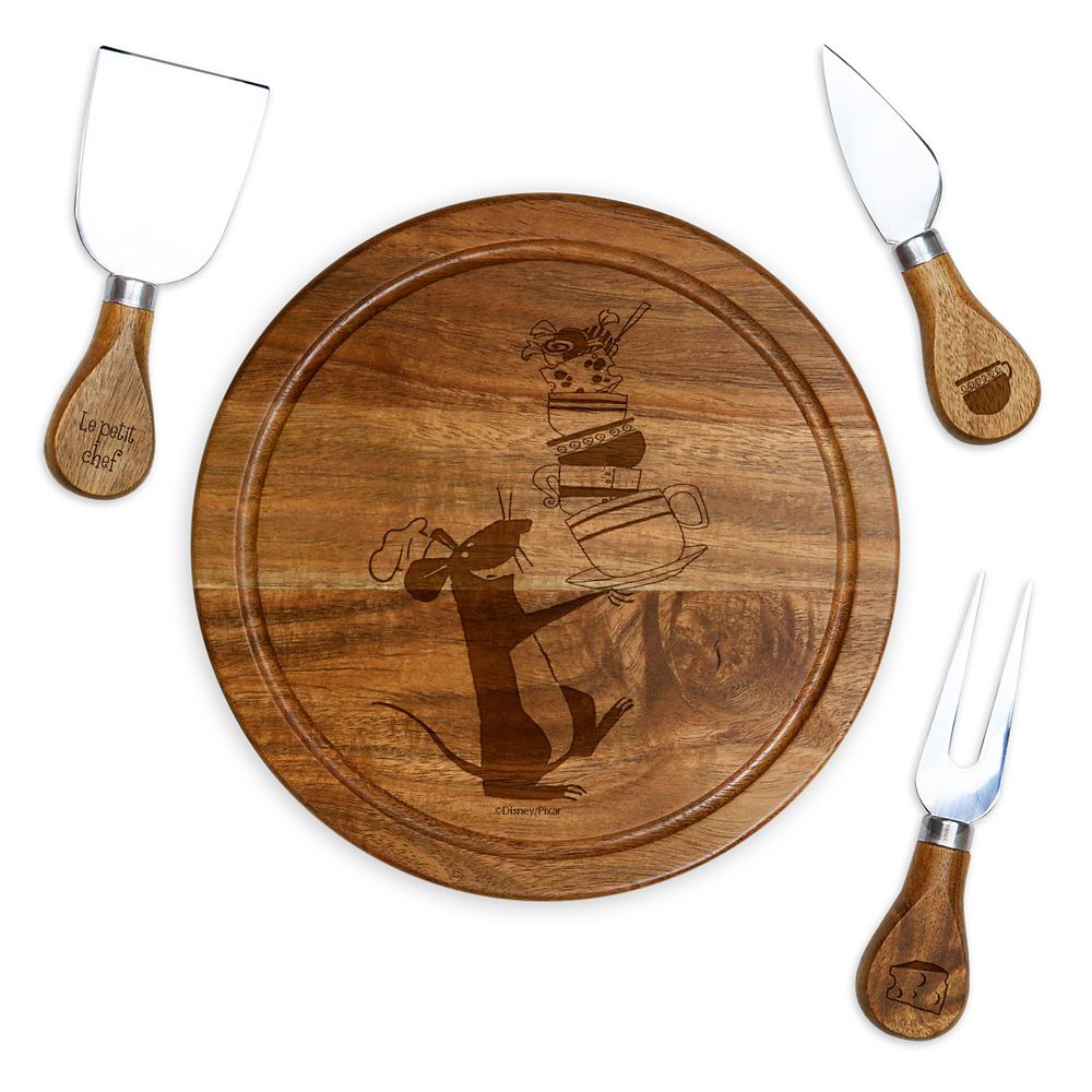 Disney Ratatouille Cheese Board and Tools Set