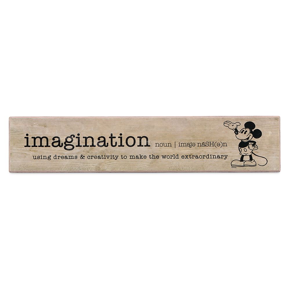 Mickey Mouse Wood Plank Art Official shopDisney