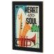 ''Heart and Soul'' Flat Wood Wall Art – Soul