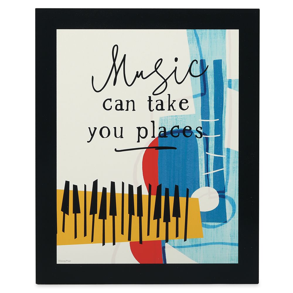 ''Music Can Take You Places'' Flat Wood Wall Art – Soul