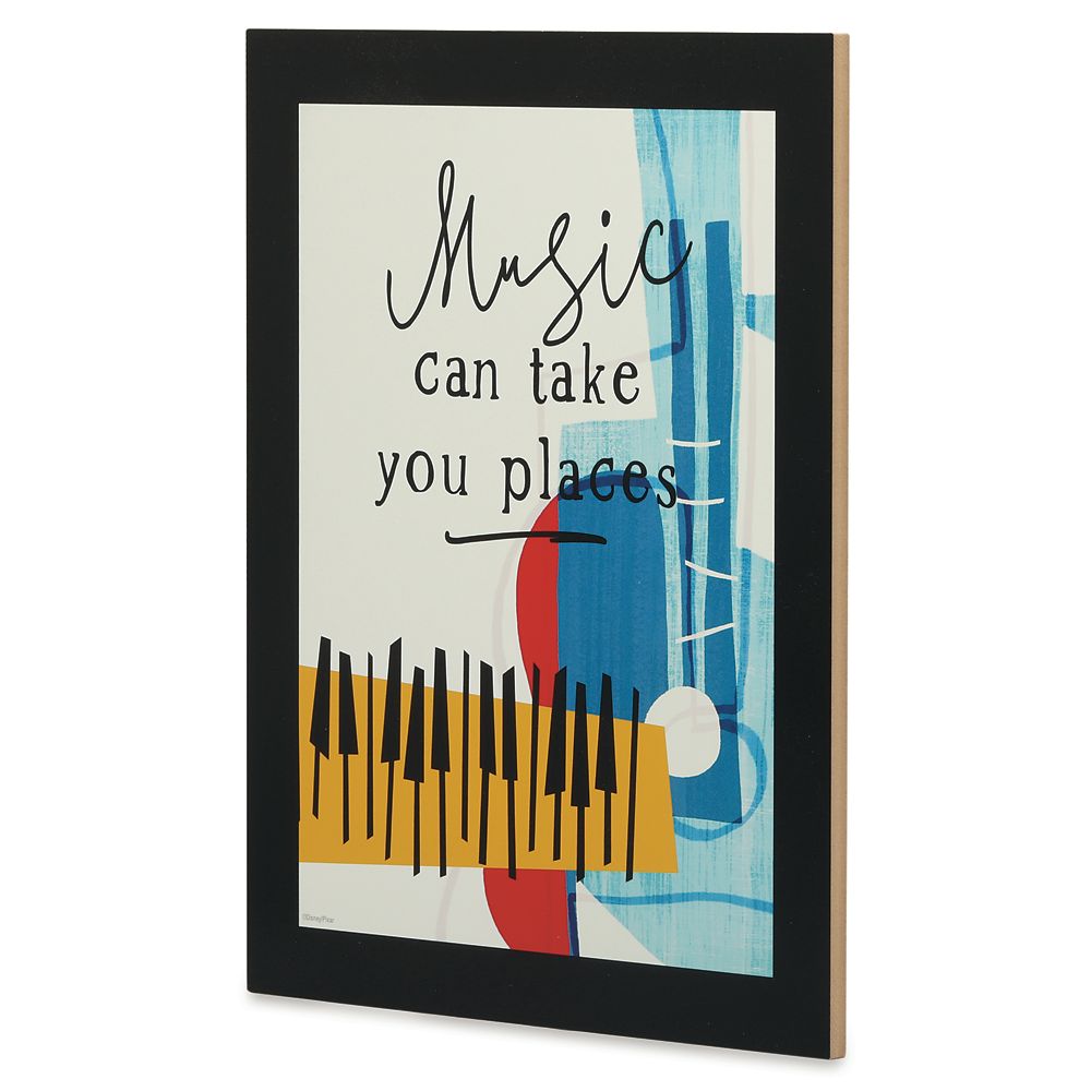 ''Music Can Take You Places'' Flat Wood Wall Art – Soul