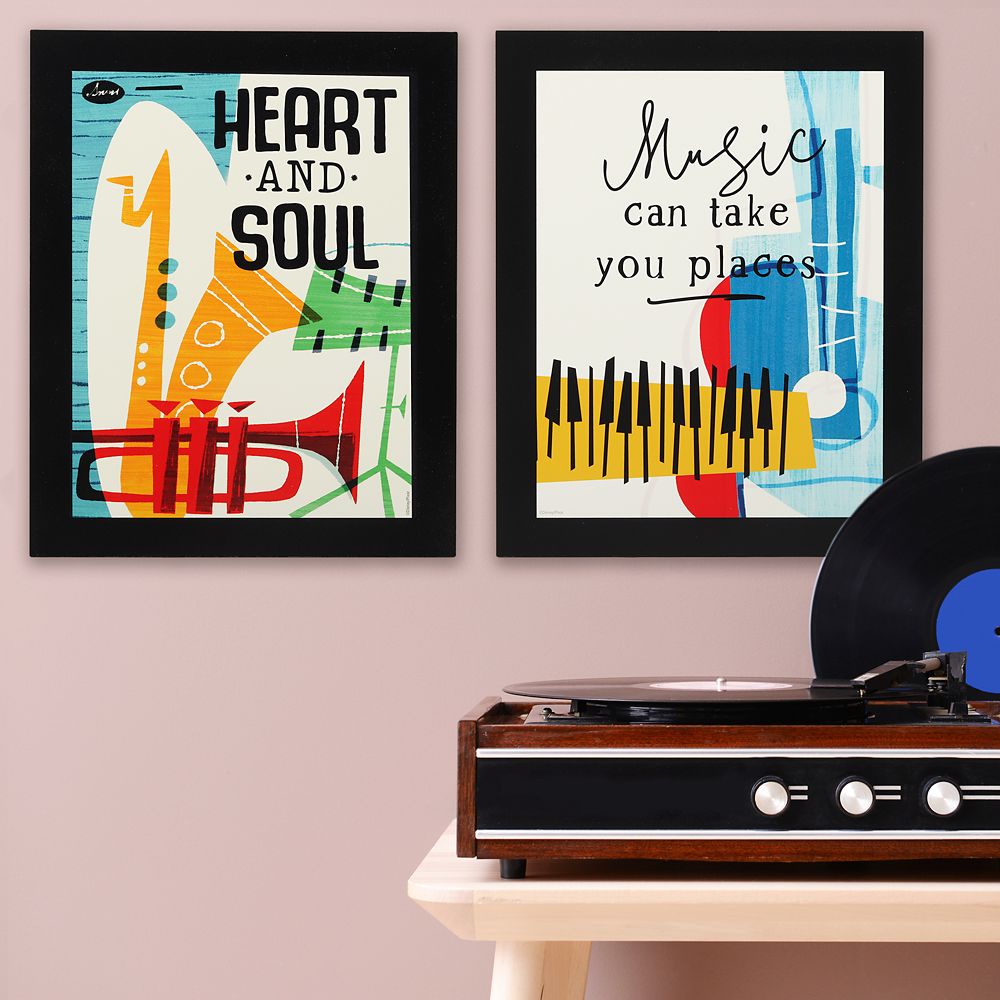 ''Music Can Take You Places'' Flat Wood Wall Art – Soul