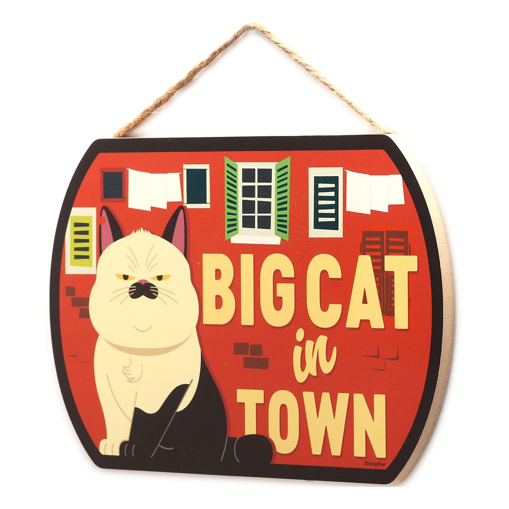 Machiavelli ''Big Cat in Town'' Flat Wood Wall Art – Luca