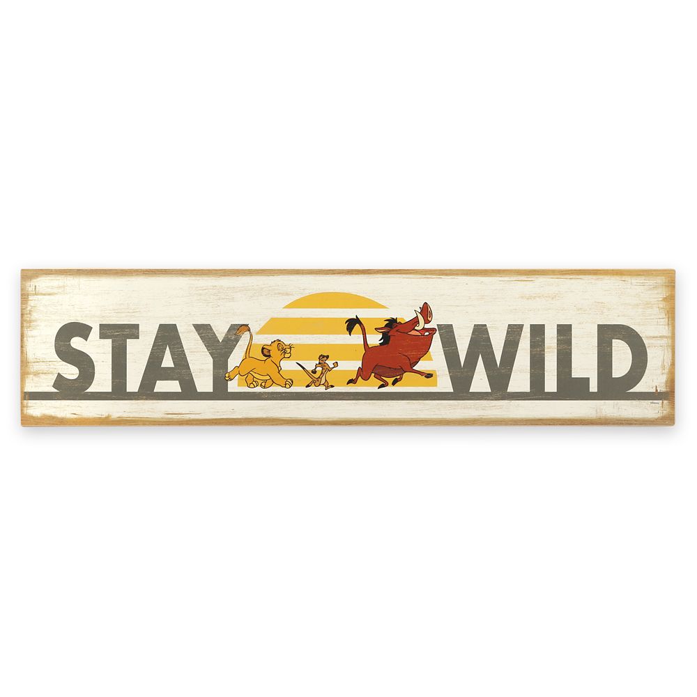 The Lion King Stay Wild Wood Wall Dcor Official shopDisney