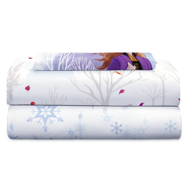 Spirit of Nature Twin or Full Frozen II Kids Bed Sheet Set Elsa & Anna 