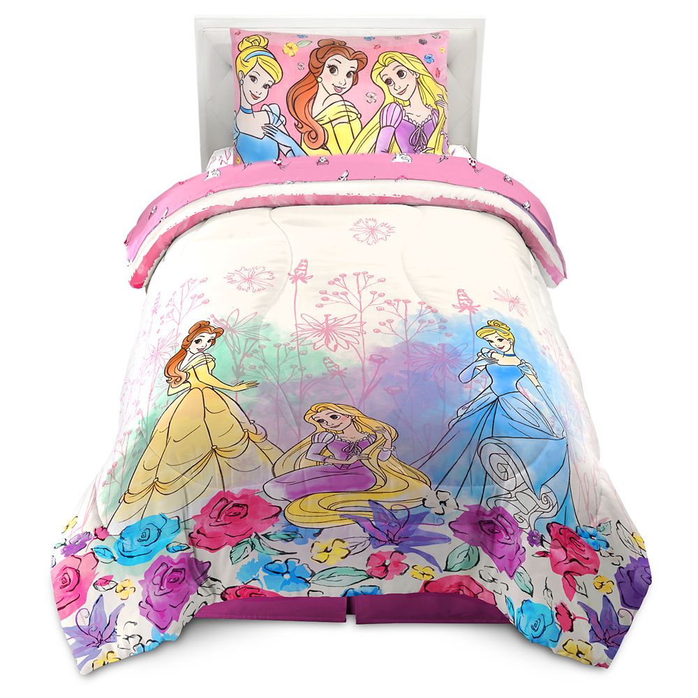 Disney Princess Comforter and Sham Set – Twin / Full