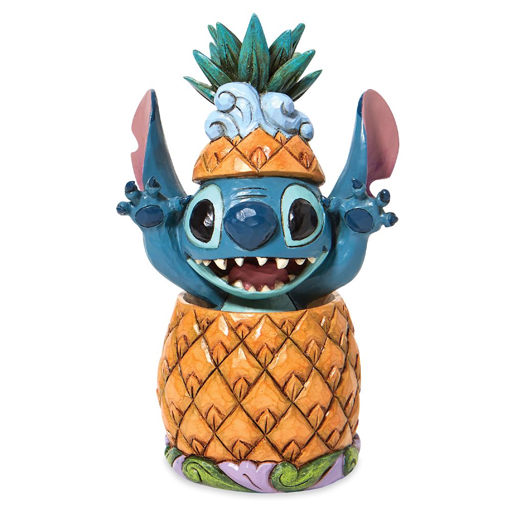 Stitch Pineapple Pal Figure by Jim Shore Official shopDisney