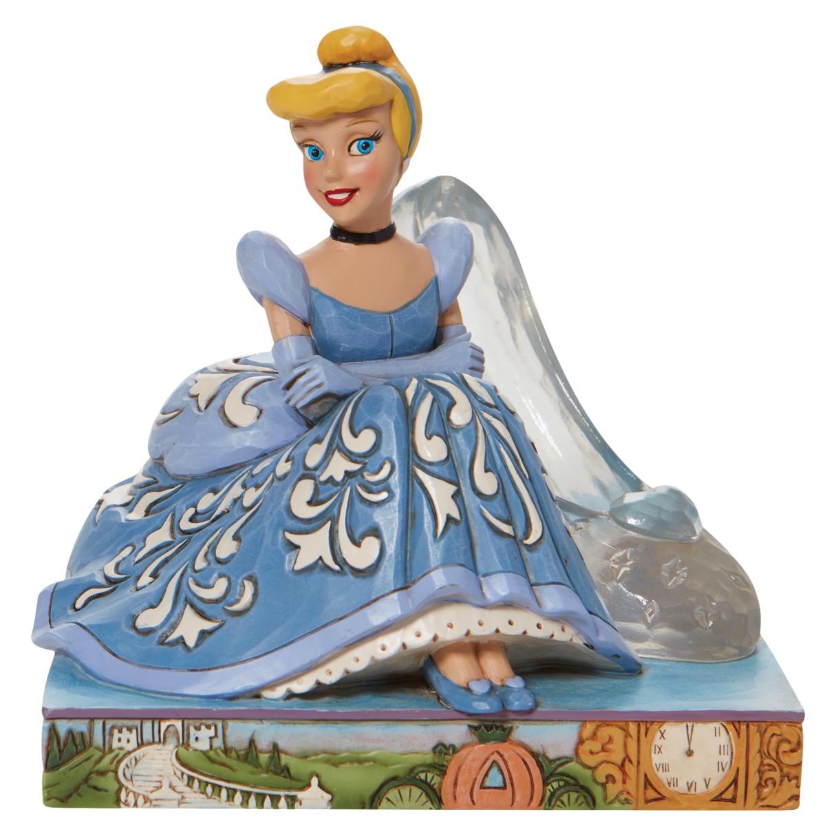 Cinderella Glass Jim Shore shopDisney Slipper Figure | by