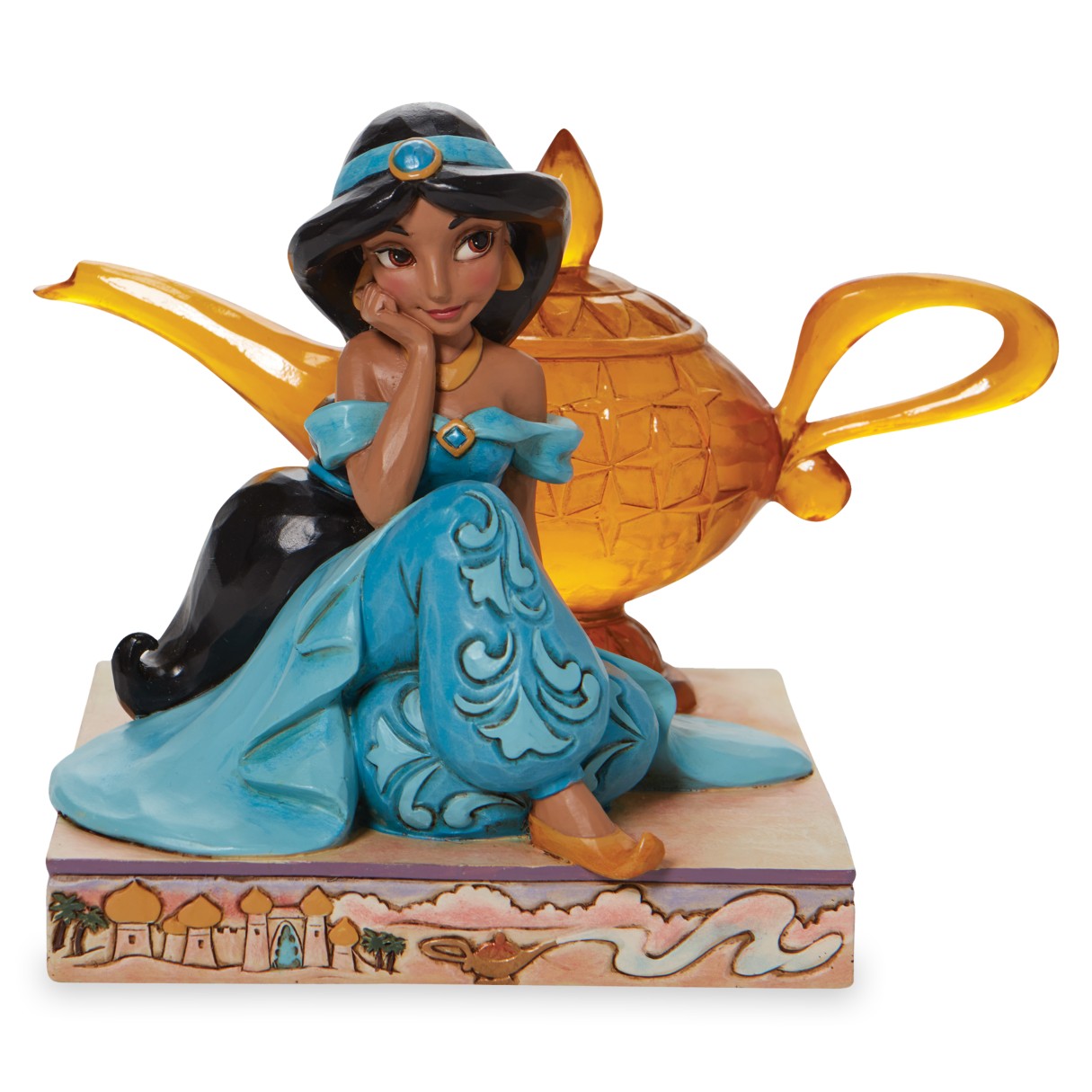 Jasmine and Genie Lamp Figure by Jim Shore – Aladdin | shopDisney