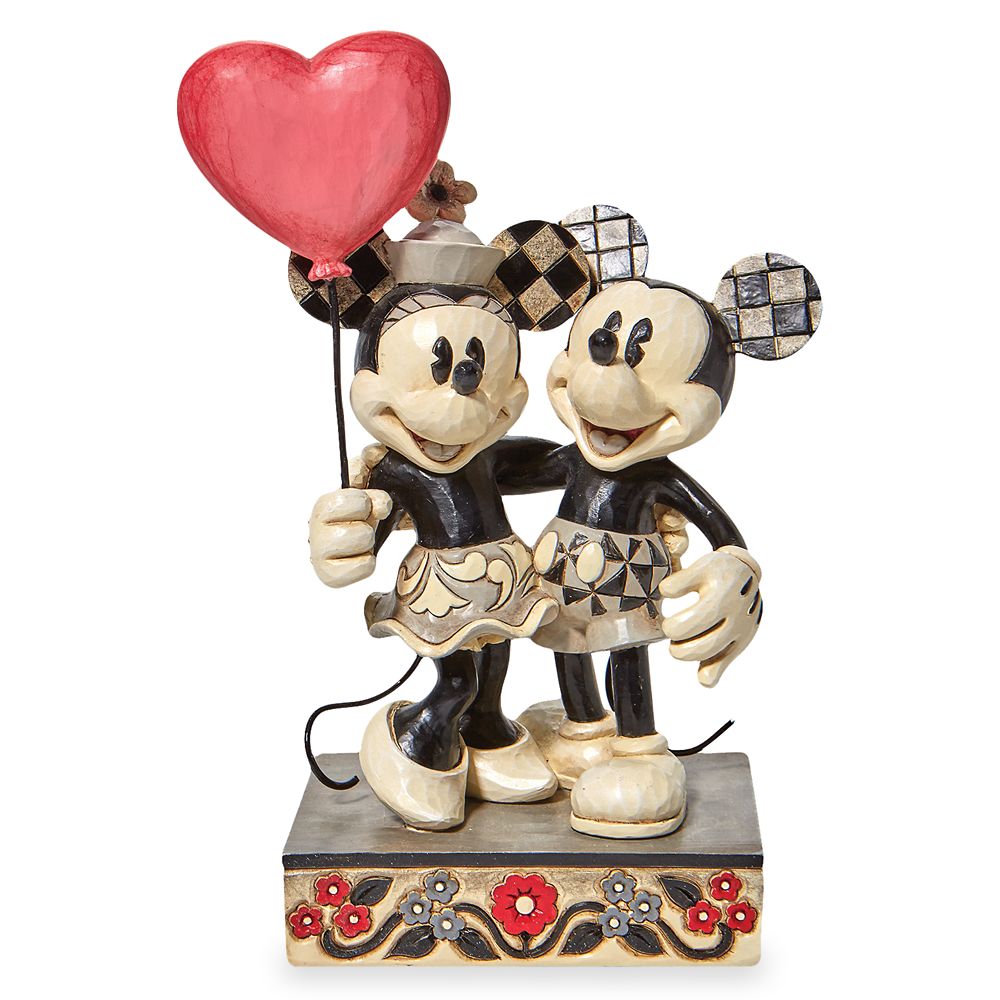 Mickey and Minnie Mouse Love Is in the Air Figure by Jim Shore Official shopDisney