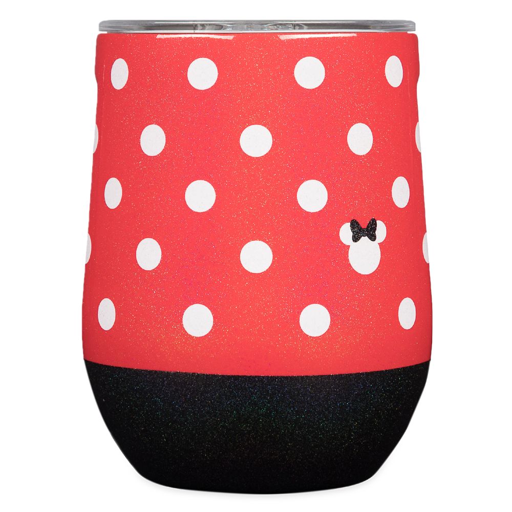 Minnie Mouse Polka Dot Stainless Steel Stemless Cup by Corkcicle Official shopDisney