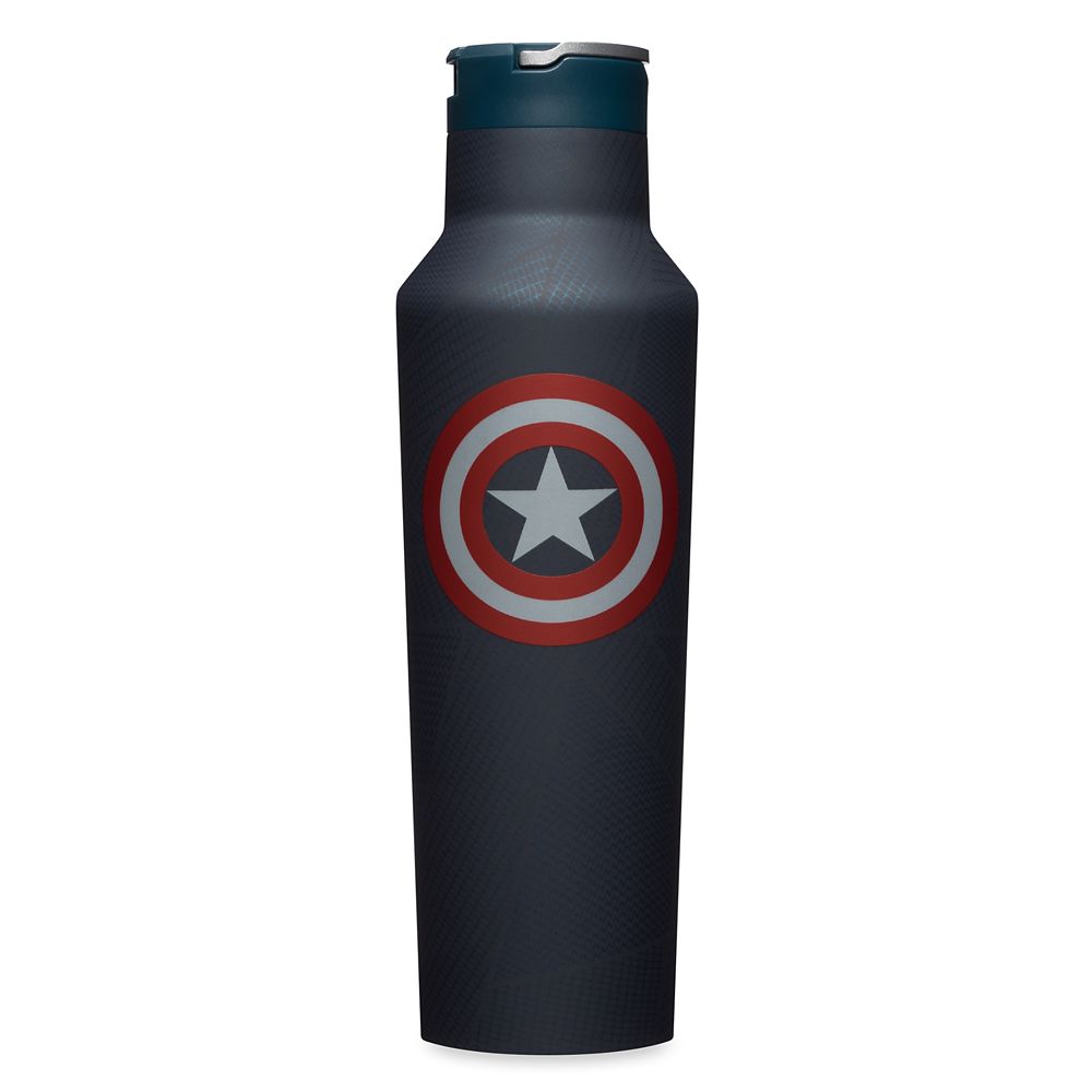 Captain America Stainless Steel Canteen by Corkcicle Official shopDisney