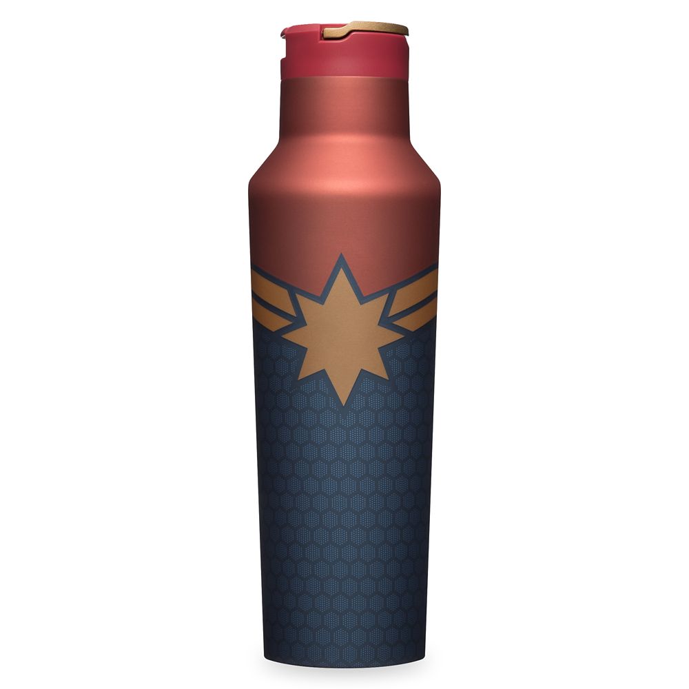 Captain Marvel Stainless Steel Canteen by Corkcicle now out