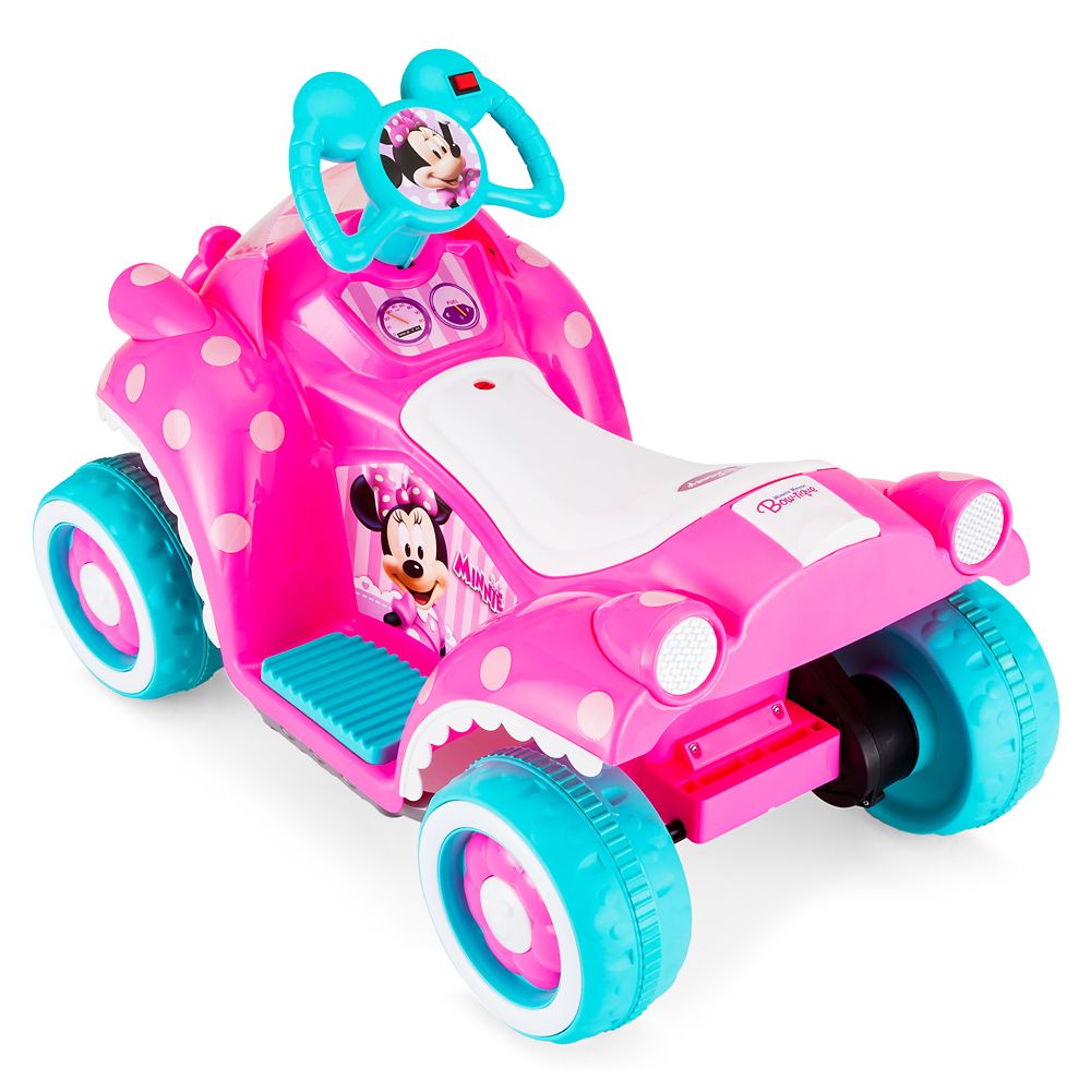 minnie mouse ride along car