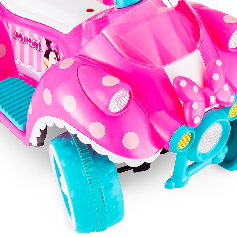 minnie mouse power wheels quad