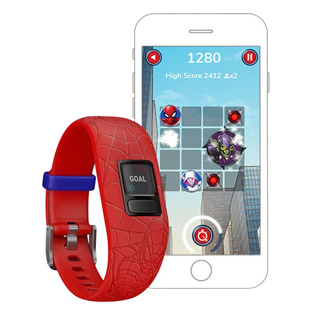 garmin vivofit jr spider man red