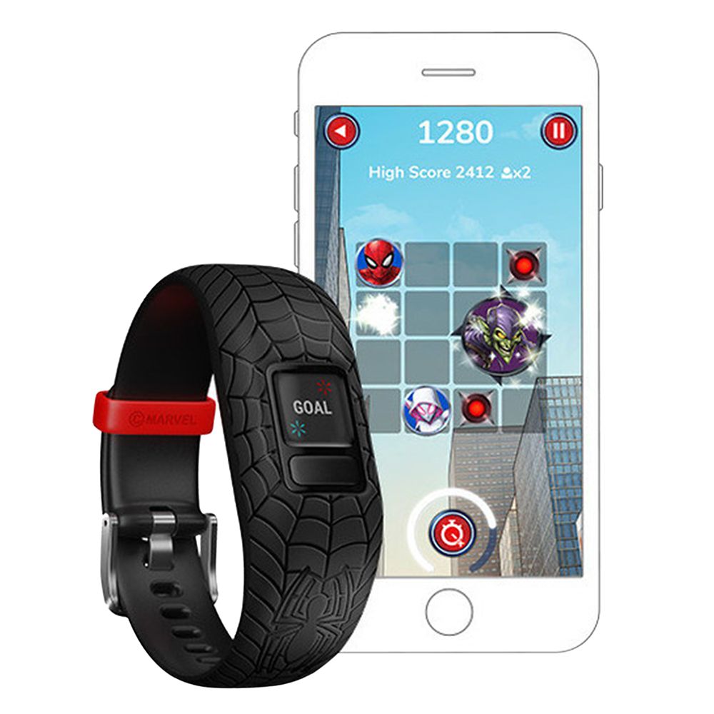 vivofit jr 2 spider man band