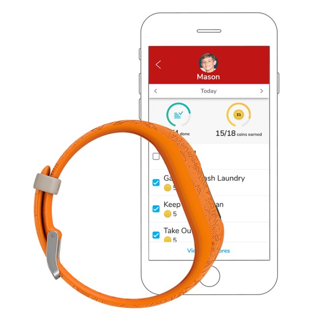 Orange. 2 BB8 Stretchy Activity Tracker for Kids Garmin Vivofit JR 