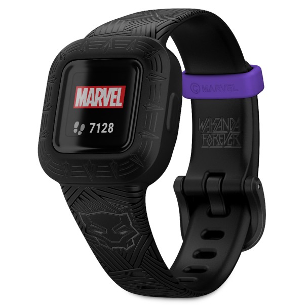 Overgang Addition Vred Black Panther vivofit jr. 3 Fitness Tracker for Kids by Garmin | shopDisney