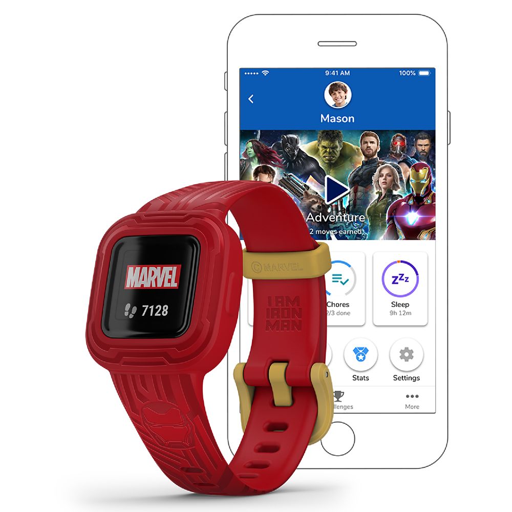 Iron Man vivofit jr. 3 Fitness Tracker for Kids by Garmin