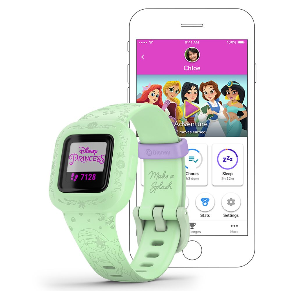 The Little Mermaid vivofit jr. 3 Fitness Tracker for Kids by Garmin