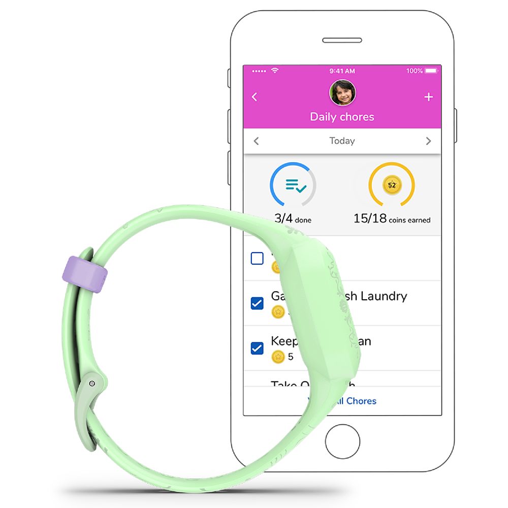 The Little Mermaid vivofit jr. 3 Fitness Tracker for Kids by Garmin