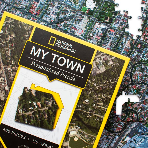 National Geographic My Town Personalized Puzzle – Map Scale: 1:5,000