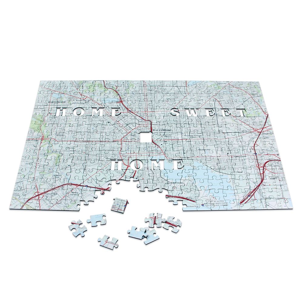 National Geographic My Town Personalized Wooden Puzzle – Map Scale: 1:26,000