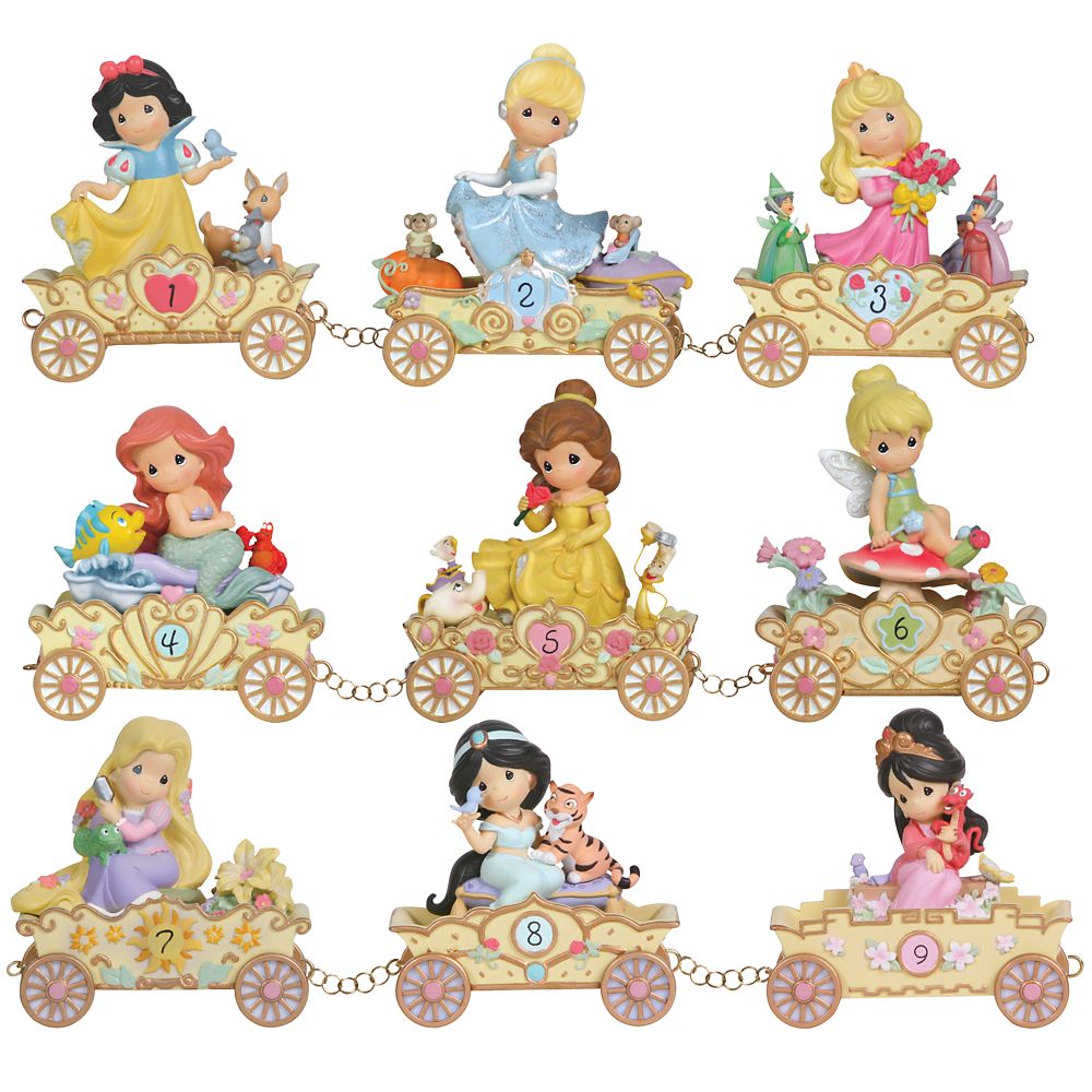 precious moments disney princess birthday train set