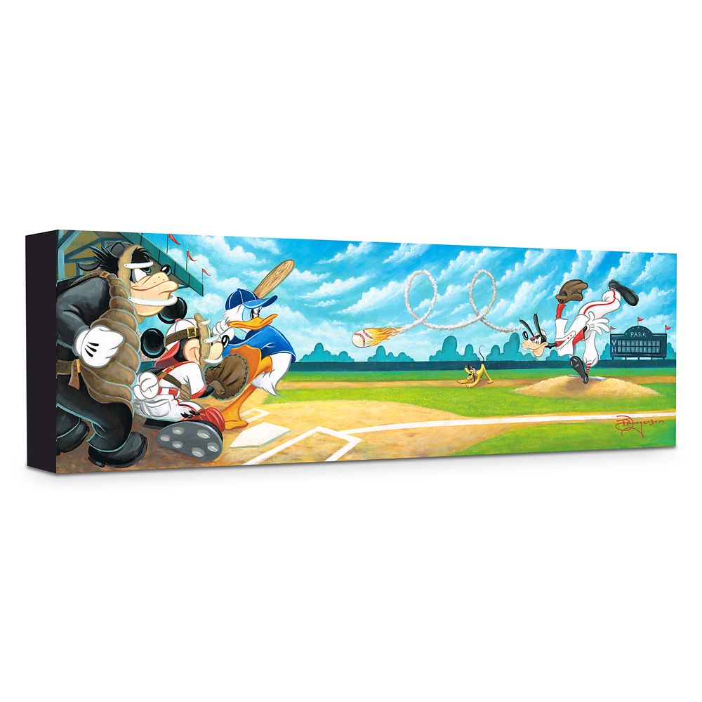 Swing for the Fences Gicle on Canvas by Tim Rogerson Official shopDisney