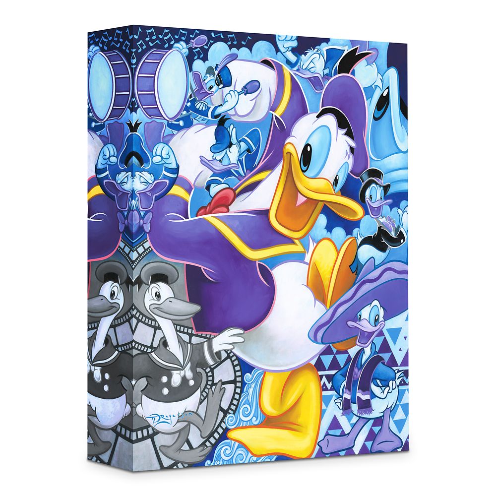 Celebrate the Duck Gicle on Canvas by Tim Rogerson Official shopDisney