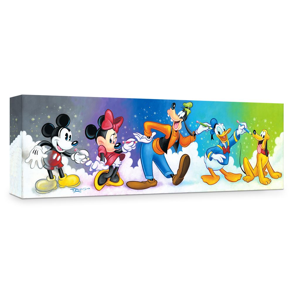 Disney Friends by Design Giclee on Canvas by Tim Rogerson